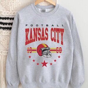 Retro Kansas City Chiefs 1960 Sweatshirt N FL KC Chiefs Football Shirt